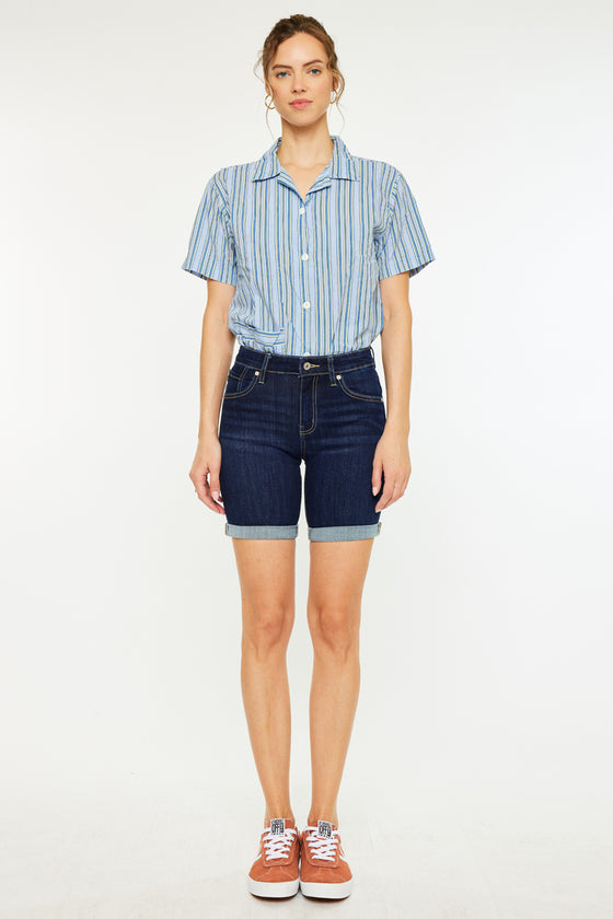 Kandie Mid Rise Bermuda Shorts