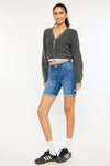 Kandie Mid Rise Bermuda Shorts