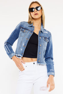  Sawyer Distressed Denim Jacket - Official Kancan USA