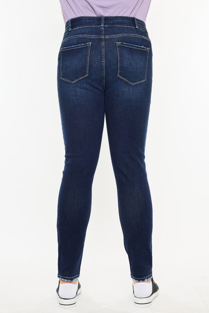 Taly High Rise Super Skinny Jeans (Plus Size) - Official Kancan USA