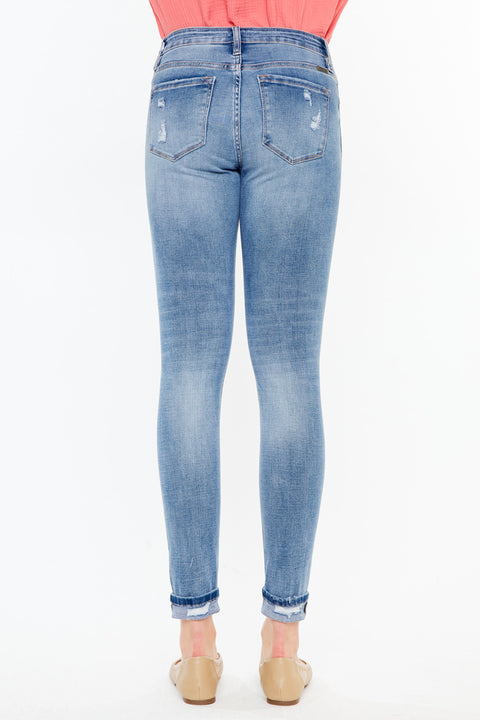 Amanda High Rise Ankle Skinny Jeans - Official Kancan USA