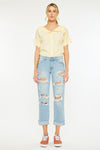 Delta Mid Rise Boyfriend Jeans