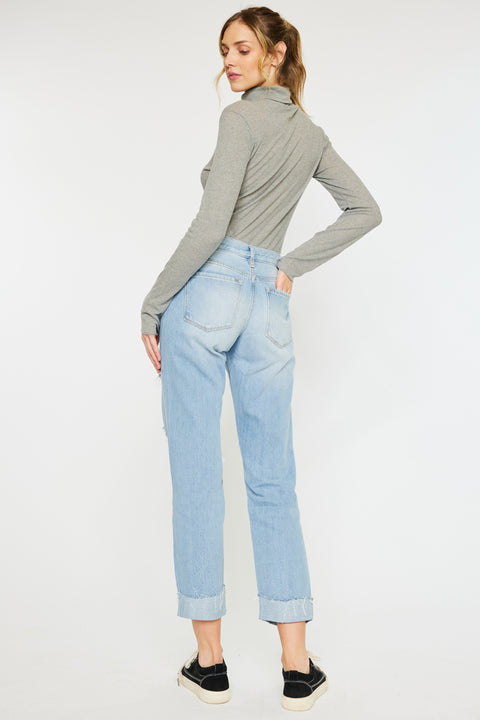 Delta Mid Rise Boyfriend Jeans - Official Kancan USA