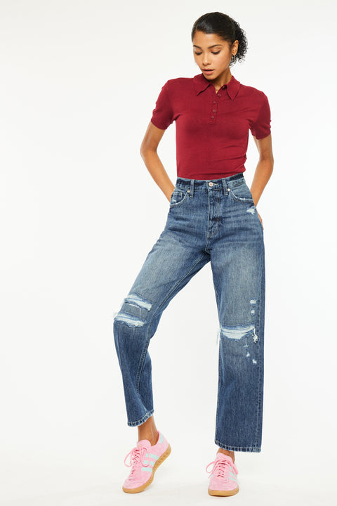 Kiara Ultra High Rise 90's Boyfriend Jeans