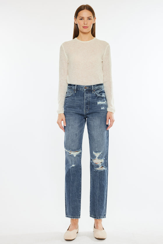 Hilana Ultra High Rise 90's Boyfriend Jeans