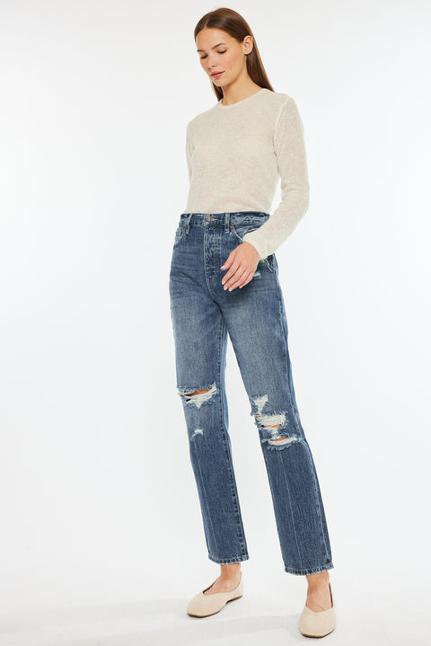 Hilana Ultra High Rise 90's Boyfriend Jeans