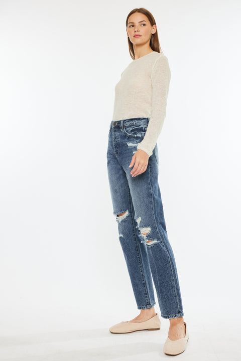 Hilana Ultra High Rise 90's Boyfriend Jeans