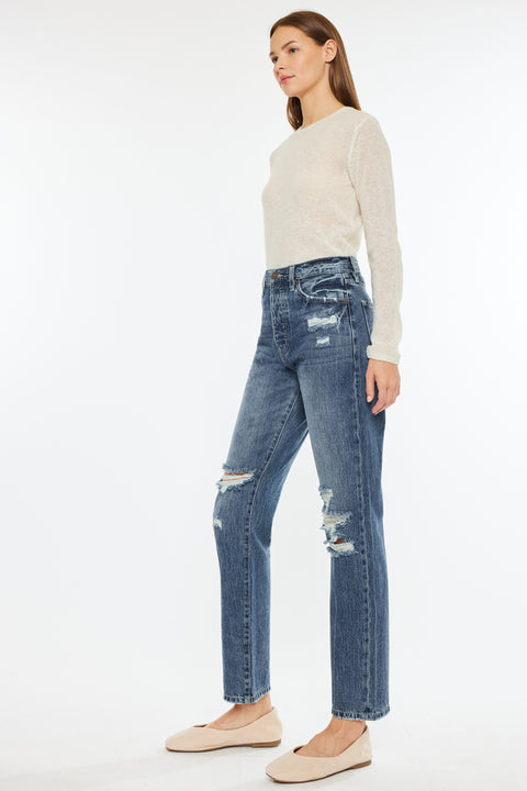 Hilana Ultra High Rise 90's Boyfriend Jeans