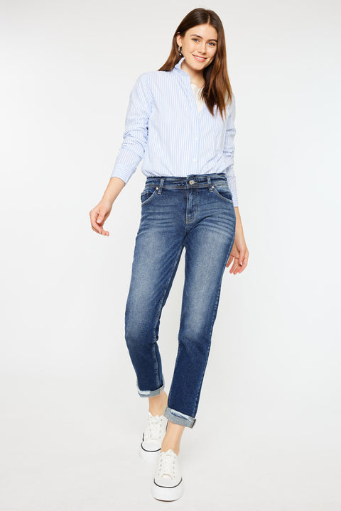 Filana Mid Rise Boyfriend Jeans - Official Kancan USA