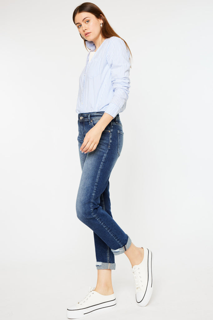 Filana Mid Rise Boyfriend Jeans - Official Kancan USA