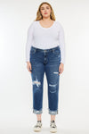 Nelly Mid Rise Boyfriend Jeans (Plus Size) - Official Kancan USA