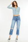 Lowell Mid Rise Classic Boyfriend Jeans