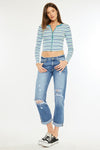 Lowell Mid Rise Classic Boyfriend Jeans