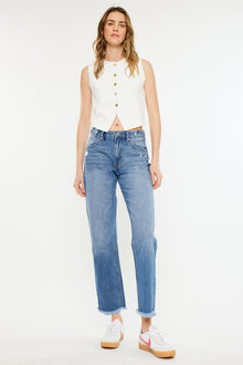  Meadow High Rise Straight Leg Jeans