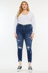 Alexia High Rise Ankle Skinny Jeans (Plus Size) - Official Kancan USA