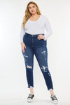 Alexia High Rise Ankle Skinny Jeans (Plus Size) - Official Kancan USA