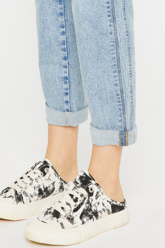 Leonel Mid Rise Boyfriend Jeans - Official Kancan USA