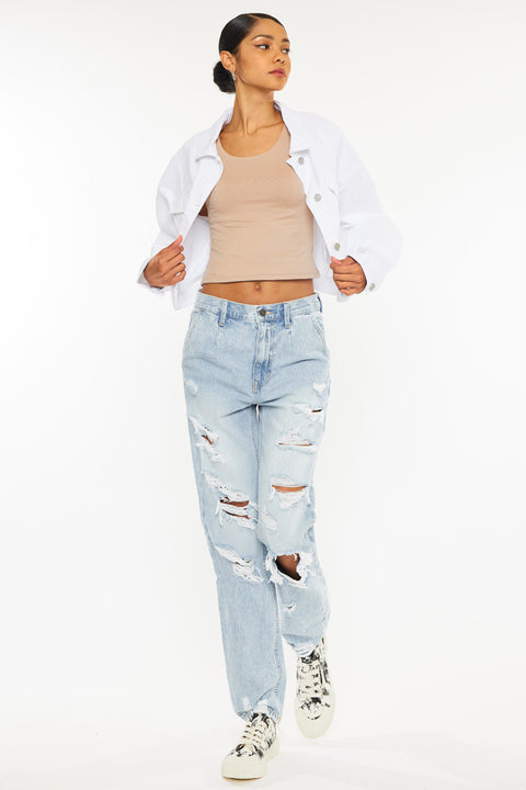 Zariyah Ultra High Rise 90's Slouch Fit Jeans - Official Kancan USA