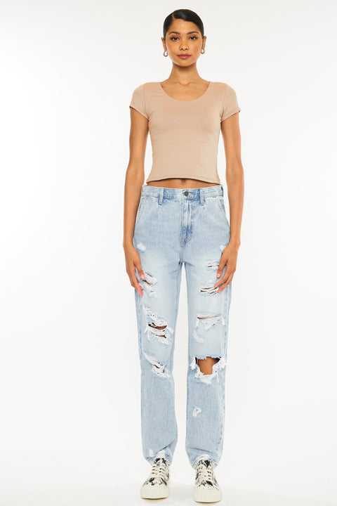 Zariyah Ultra High Rise 90's Slouch Fit Jeans - Official Kancan USA