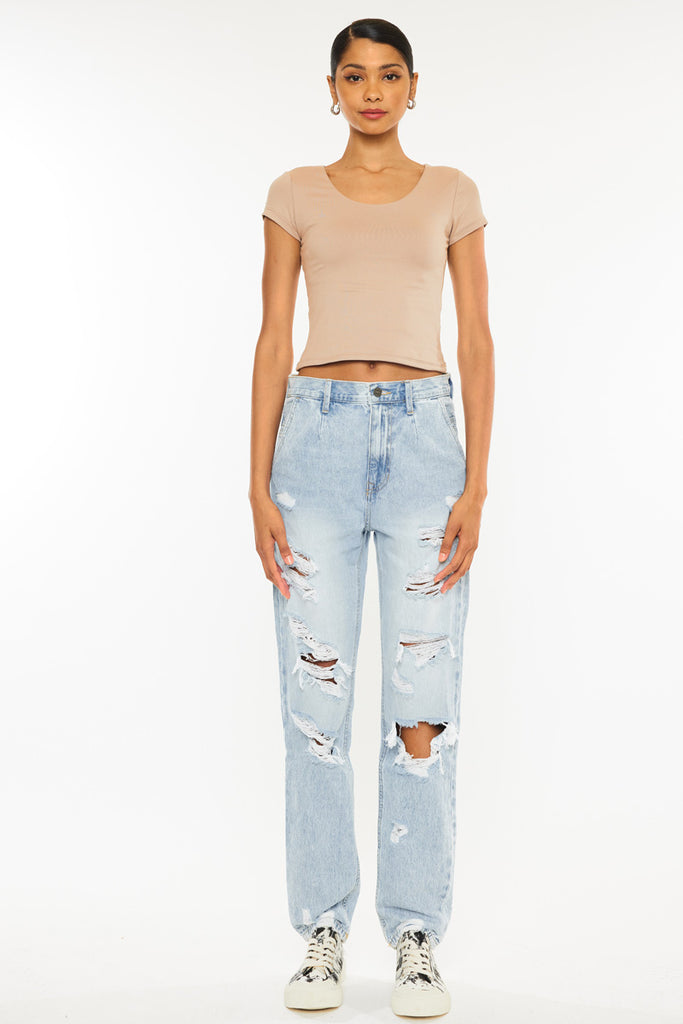 Zariyah Ultra High Rise 90's Slouch Fit Jeans - Official Kancan USA