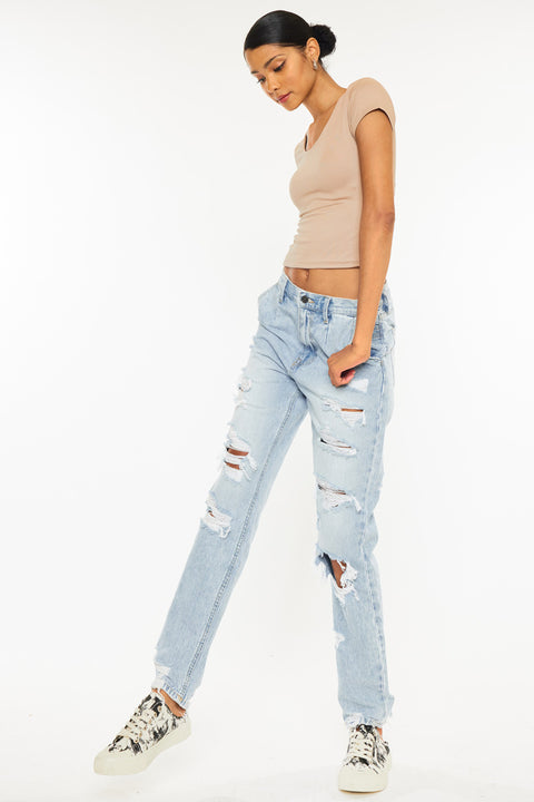 Zariyah Ultra High Rise 90's Slouch Fit Jeans - Official Kancan USA