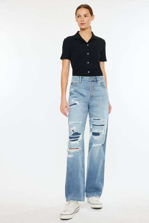 Maddie Ultra High Rise 90's Boyfriend Jeans