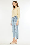 Mikel High Rise Straight Leg Jeans