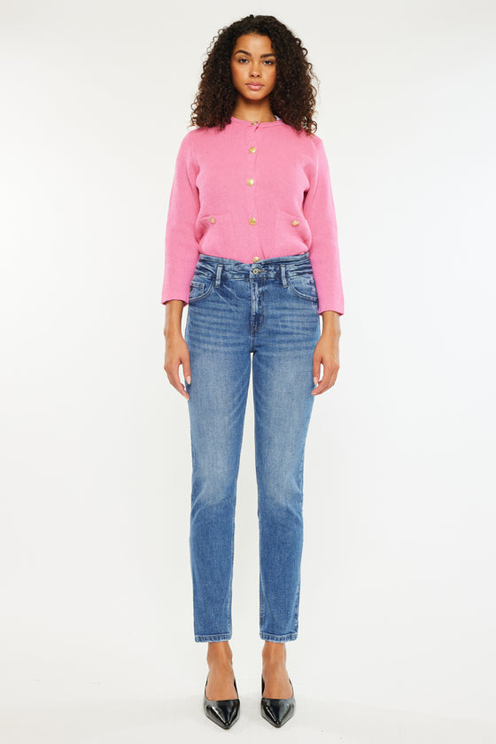 Rufan High Rise Mom Jeans