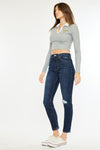 Alicia High Rise Cigarette Leg Jeans