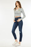 Alicia High Rise Cigarette Leg Jeans