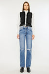 Ashe Ultra High Rise Straight Leg Jeans