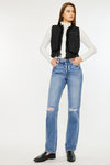 Ashe Ultra High Rise Straight Leg Jeans