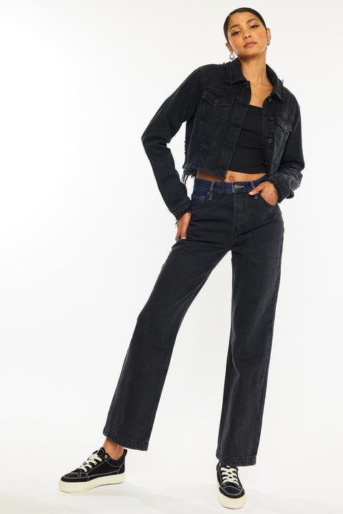 Regan High Rise 90's Boyfriend Jeans - Official Kancan USA