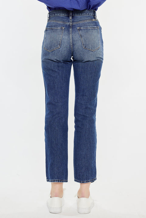 Keke High Rise Straight Leg Jeans - Official Kancan USA