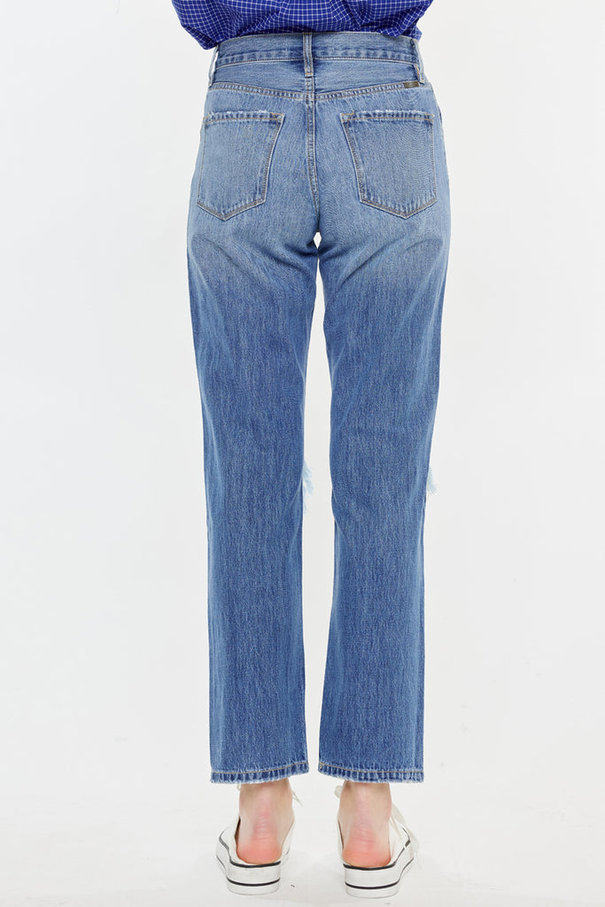 Keke High Rise Straight Leg Jeans - Official Kancan USA