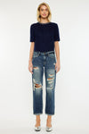 Charlize Mid Rise Boyfriend Jeans