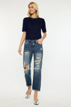 Charlize Mid Rise Boyfriend Jeans