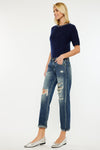 Charlize Mid Rise Boyfriend Jeans