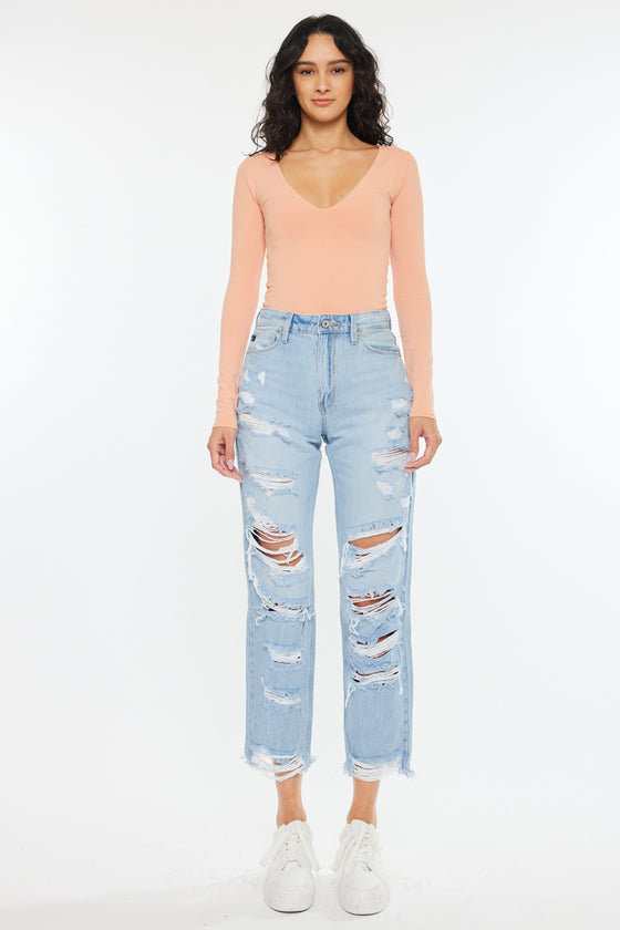 Giovanna High Rise Mom Jeans