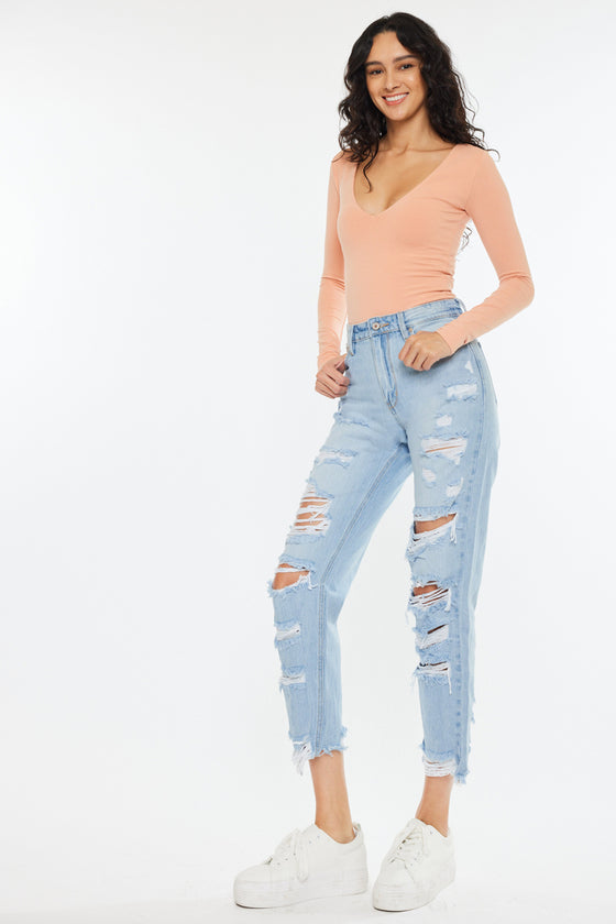 Giovanna High Rise Mom Jeans