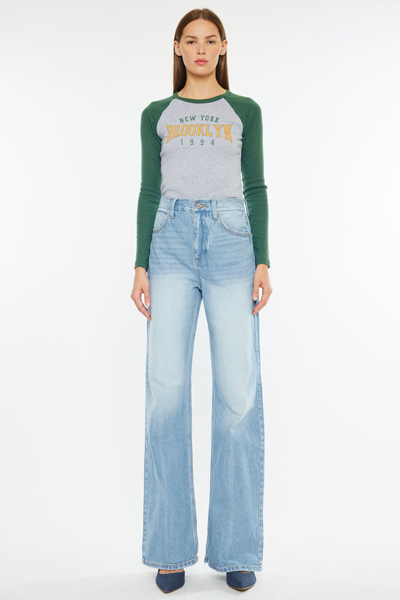 Janna High Rise 90's Flare Jeans