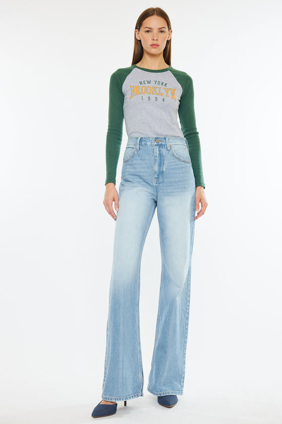 Janna High Rise 90's Flare Jeans