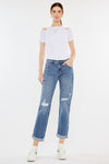 Zyra Mid Rise Boyfriend Jeans - Official Kancan USA