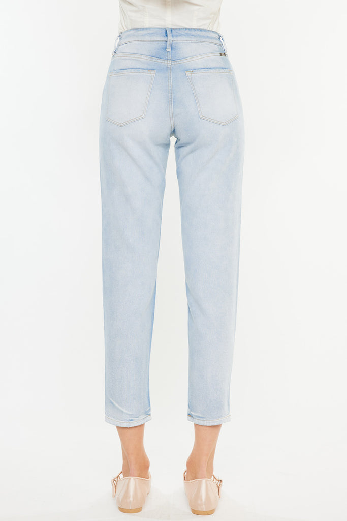 Bliss High Rise Mom Jeans - Official Kancan USA