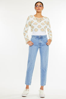  Hartford High Rise Mom Jeans