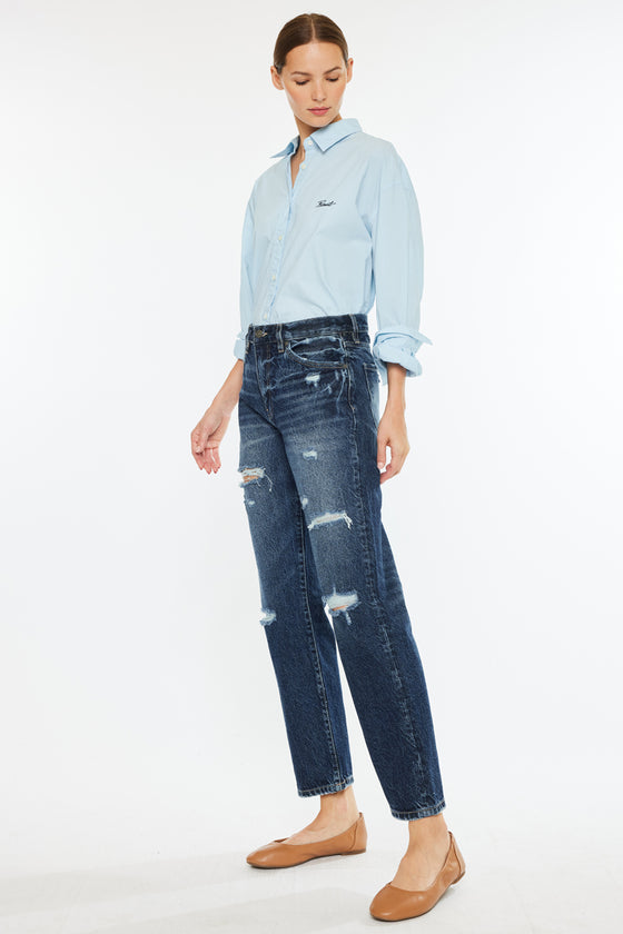 Raelynn High Rise Straight Leg Jeans