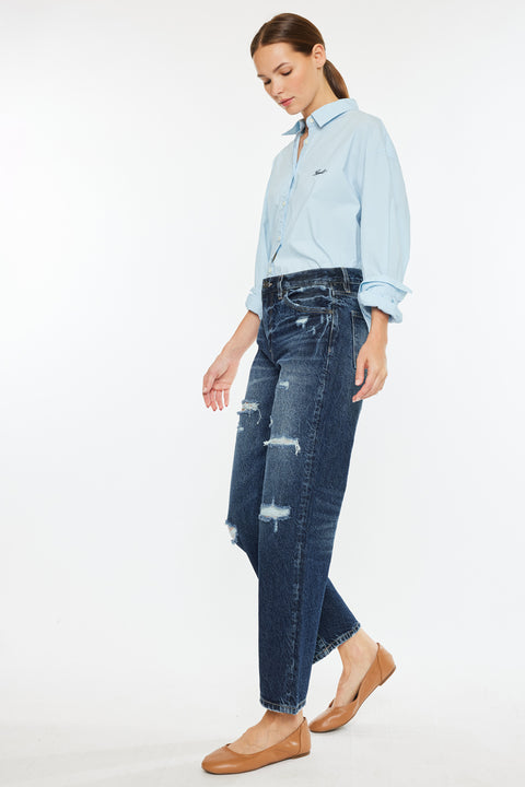 Raelynn High Rise Straight Leg Jeans