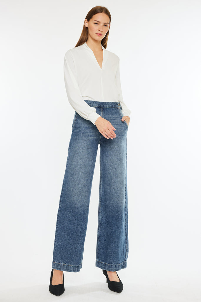 Anthea Ultra High Rise Wide Jeans