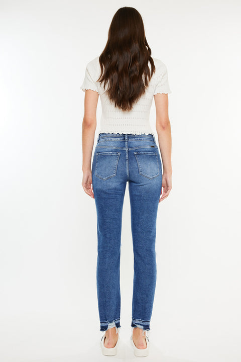 Pamela High Rise Slim Straight Leg Jeans - Official Kancan USA