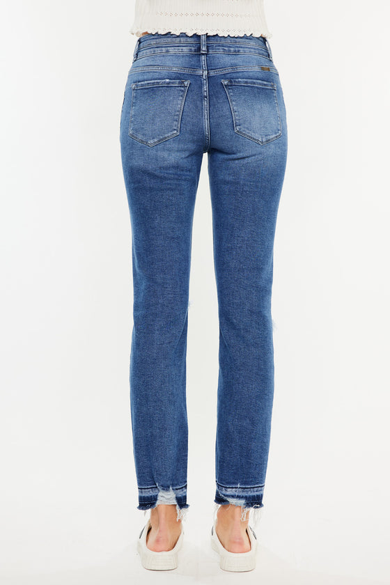 Pamela High Rise Slim Straight Leg Jeans - Official Kancan USA